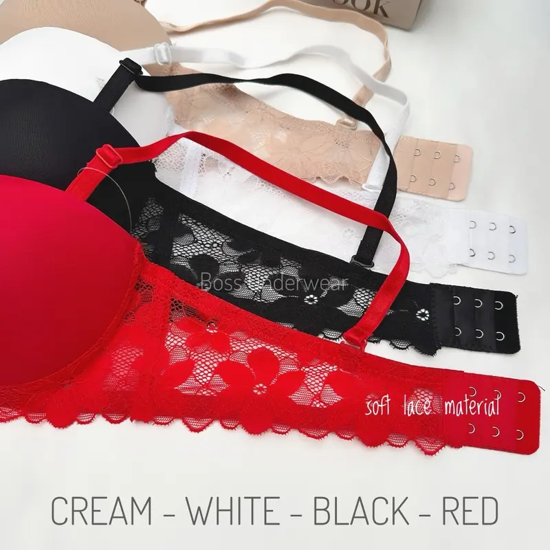 BH Impor busa tebal kawat | Bra kawat busa | BH renda | Pushup bra murah | Bra murah bagus | BH busa sedang polos , Pakaian dalam wanita, fashion wanita 2