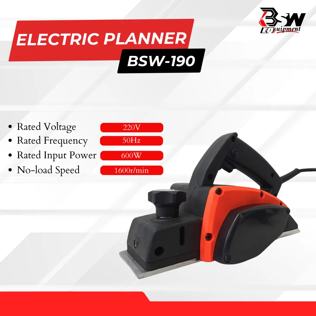 BSW Mesin Planer Serut Sugu Pasah Ketam Pasrah Kayu Planner Electric Planner Mesin Serut Kayu Mesin Serut Tangan mesin ketam