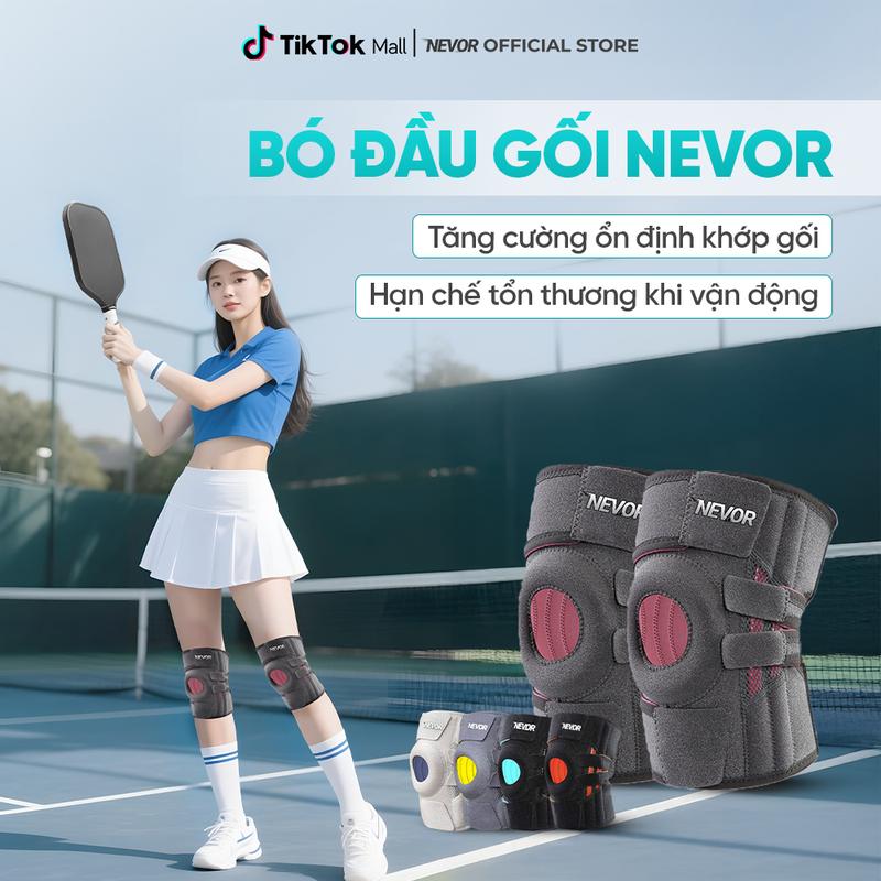  Bó Gối Pickleball Nevor Cao Cấp BDG12 Thoáng Khí Băng Gối Thể Thao Hỗ Trợ Bảo Vệ Và Phòng Tránh Chấn Thương Khi Chơi Thể Thao Pickle Ball. 