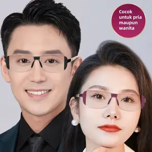 (bisa cod) Kacamata Baca Anti Radiasi Lensa Plus Lensa Baca dan Jalan Lensa Double lensa Bifocal Frame Modis Unisex Pria Wanita Cewek Cowok  bifokal 9905