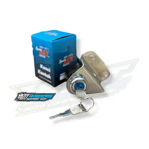 Kunci kontak cb cg 125 kabel 2 kabel 4 set pangkon besi crom Accessories Motorcycle
