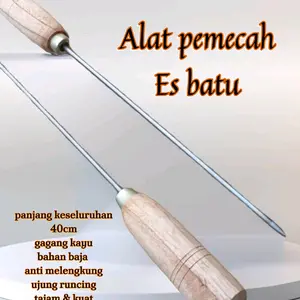 Alat Pemecah Es Batu Bahan Baja Anti Melengkung Tajam dan Kuat Cream Kitchenware