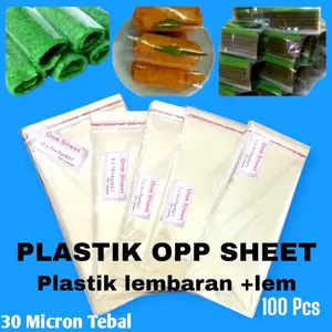 Plastik OPP One Sheet Selapis Selembar Risoles Kue 6x18 7x18 8x18 9x20 10x20 PLastik Risol plastik dadar gulung gorengan Kitchenware