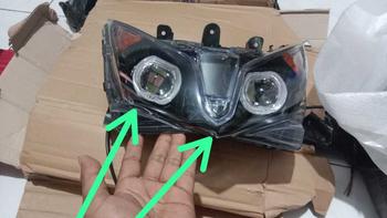 Product Review of BILED VARIO 125 OLD KZR 2,5 INCH FULL SET REFLEKTOR Motorcycle from K**a 0