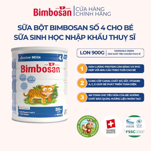  Sữa bột sinh học Bimbosan cho bé cung cấp dinh dưỡng cho bé phát triển toàn diện từ Thuỵ Sĩ  900g  