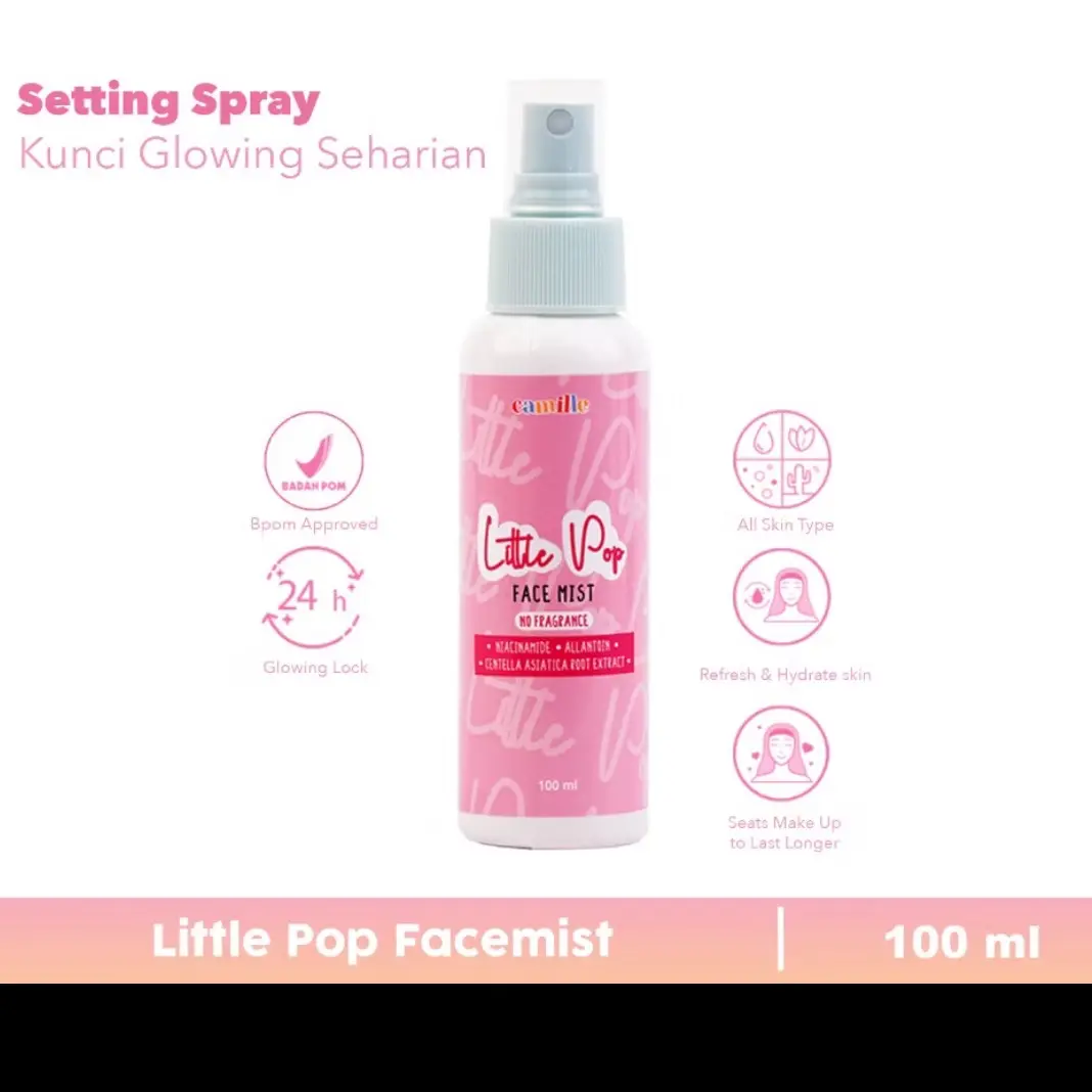 ￼[READY] FACE MIST CAMILLE LITTLE POP FACE MIST CAMILLE BEAUTY FACIAL MIST FACIAL SPRAY CAMILLE BY NADSHAVV NADYA SHAVIRA