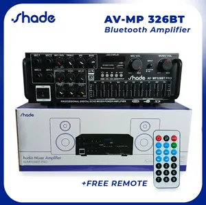{BISA COD} Amplifier Power Bluetooth 2000 Watt Speaker Full Bass Subwoofer Stereo Karaoke FM Shade EQ Ampli Colokan