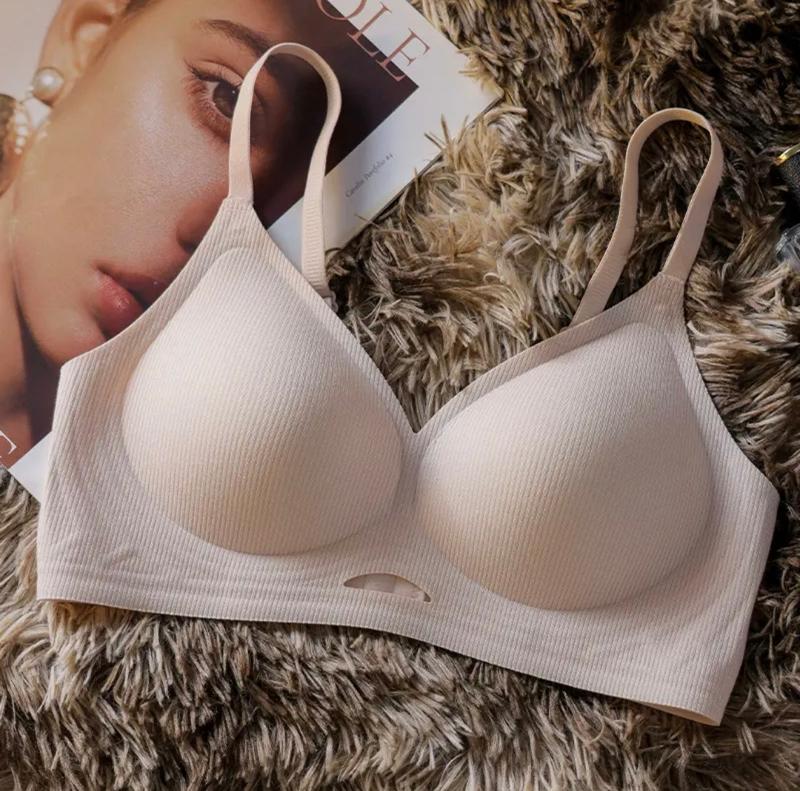 Product Introduction of [SILKELLE][Single-piece pack] Push-up anti-sagging, non-wired, soft support underwear for women with small breasts, no empty cups, larger breasts, no trace bra 2
