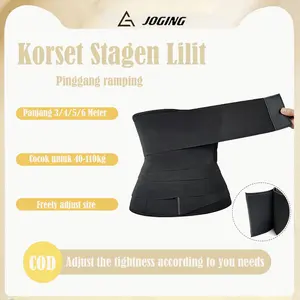Korset Pelangsing Perut Buncit 3M-6M Korset Ibu Melahirkan Korset Lilit Stretch Shapewear Corset Waist Cincher RA01