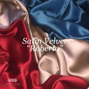 [PER SETENGAH METER] Kain Satin Velvet Roberto Super Silk 100% Original Premium (Untuk Bridesmaid/Kebaya/Furing/Dress)( harga yang tertera  untuk 0,5m )