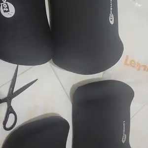 LEMBOOT Bantal Mobil Set Ergonomis Memory Foam 100% Bantal Leher & Pinggang Mobil Kenyamanan Berkendara Terbaik Cocok Semua Tipe Mobil Car Seat Flexible & Cool Material