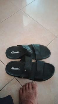 Product Review of SANDAL PRIA COWOK CASUAL BELI 1 GRATIS 1  PROMO Sendal Slop Kulit Pria Japit Slop Selop Jepit from y** j**i 0