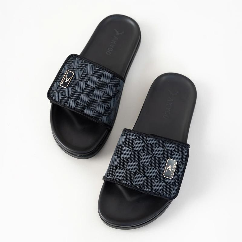 Dép Da Nam Quai Ngang Big Size 44,45,46,47,48,49 - Da Bò Full Grain , Đế Chống Trơn Trượt - MÃ DL DAN 02 Cao Su Đế Bằng Quai Hậu Sandal DéP Jean