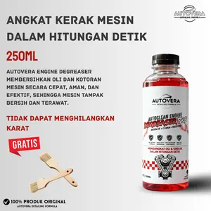 AUTOVERA - AUTOCLEAN ENGINE DEGREASER PRO 250ML - Pembersih Kerak, Oli, Kotoran Membandel, Pembersih Blok Mesin Motor dan Mobil
