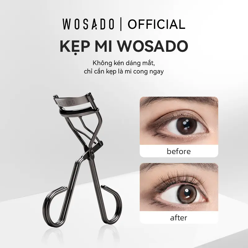 【WOSADO】 Kẹp mi Không kén dáng mắt, chỉ cần kẹp là mi cong ngay