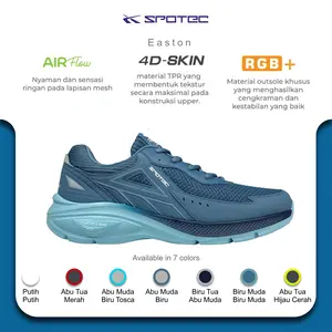 SPOTEC Sepatu RUNNING Artikel EASTON-Biru Muda/Biru Muda