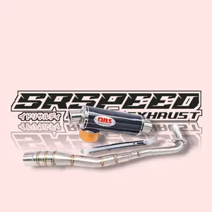 Knalpot Racing DBS karbon suara bass adem harian cocok untuk motor all bebek, Shogun, kharisma, supra, vega, revo, dll Motorcycle