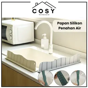 COSY Papan Silikon Penahan Air Sink Cuci Piring Dapur / Sink Silicon Water Splash