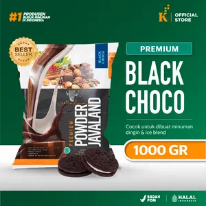 Bubuk Minuman Premium Black Choco Javaland Grande 1kg