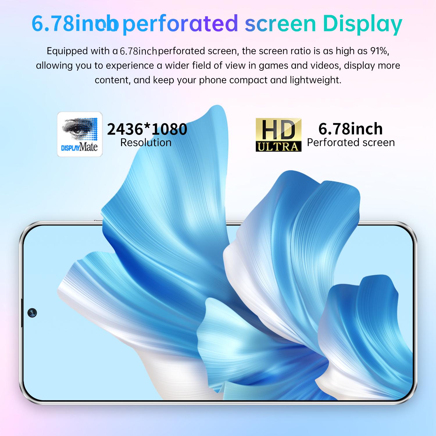 [BARU] TECMO CAMON 40Pro Smartphone Android 12.0 48MP+72MP 6.8inc 5G Smartphone Murah Hot Sale dengan Baterai 5200mAh