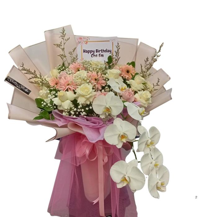 Gambar Buket Bunga Anggrek Premium Orchid Hand Bouquet Korean Style Wisuda Ulang Tahun Anniversary Gaby Bella Florist dari Gaby Bella Florist Kota Administrasi Jakarta Selatan Tokopedia