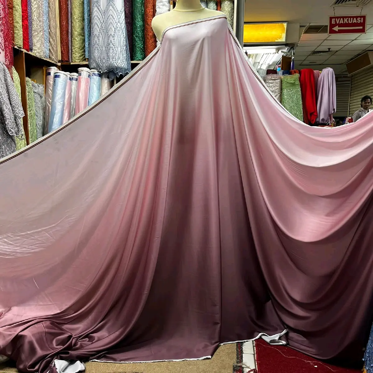 dress gradasi bridesmaid kayra gradasi | dress gradasi | dress kekinian | gamis gradasi |bridesmaid