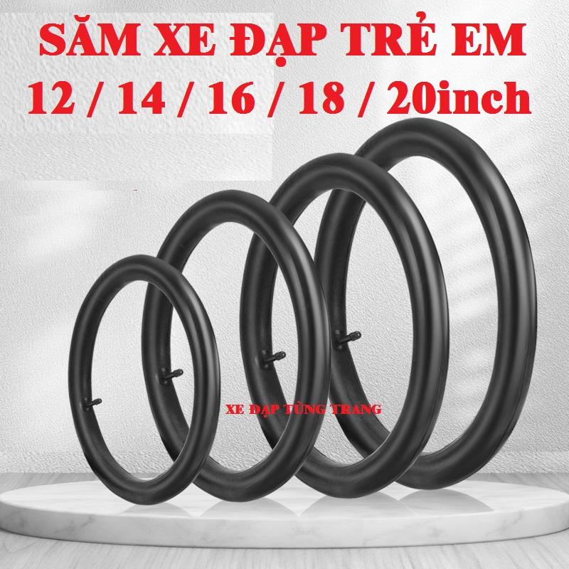 Săm Xe Đạp Trẻ Em 12 / 14 / 16 / 18 / 20 Inch x 1.75/1.95/2.125 - Ruột Xe Đạp 3 Bánh