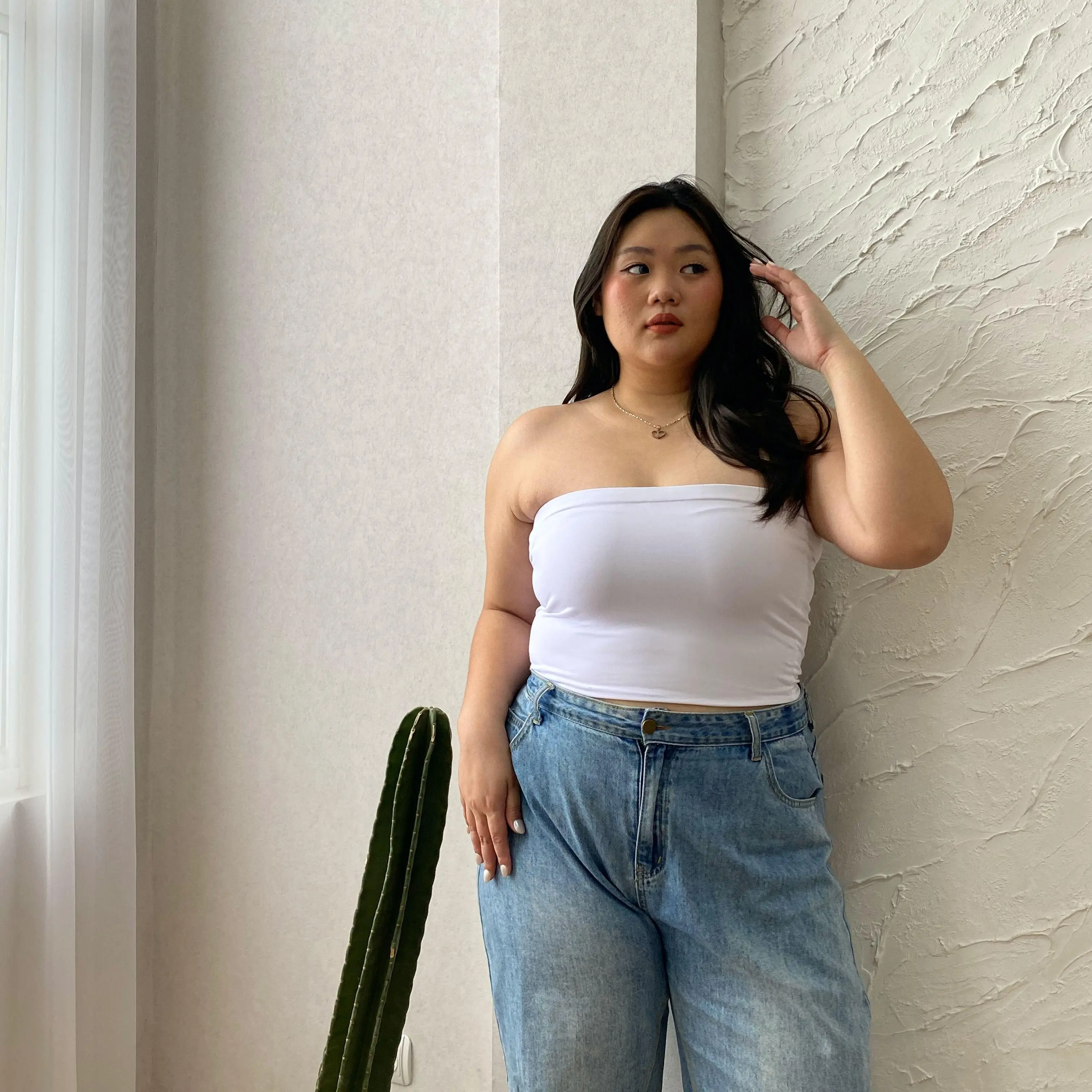 TAYLOR BIG SIZE  Baju Atasan Wanita JUMBO - Kemben Dalaman BIG Size - Bikini Crop Tube Top BIG SIZE