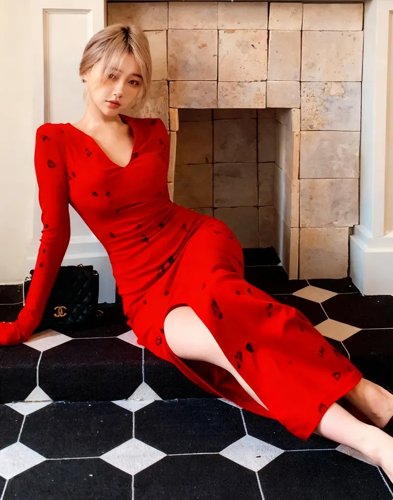red plus size semi formal dresses LaDivine CD252C Spaghetti Strap Prom Dress