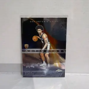 Dylan Harper RC Activators Topps Chrome San Antonio Spurs Rookie