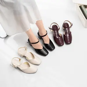 NABILLA - Sepatu Hak Wanita Formal Tali Belakang | Heels Hak 5 cm Elegan Model Korea