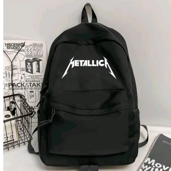Zafran Bags- Tas Punggung Sekolah pria Metalic SD SMP  SMA Fungsional Unsiex Keren  Fashion Elegant Backpack