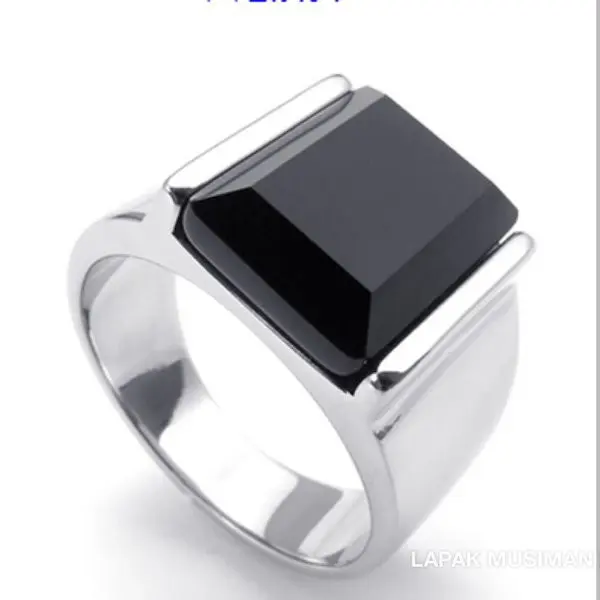 CINCIN PRIA SUPER KEREN BLACK ONYX ASLI - MODEL EKSLUSIF ZC525 1