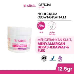 Asderma Aesthetic Night Cream Glowing Platinum 12.5g
