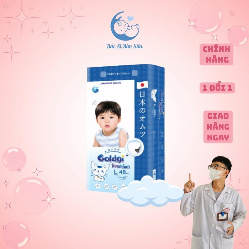 [FLASH SALE] Bỉm Nhật Goldgi+ Premium (mẫu mới) Đủ Size Giá Tốt Nhất Cho Bé Yêu 0