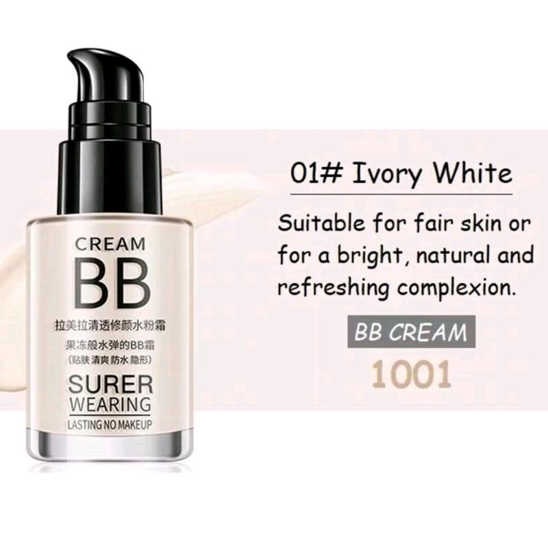 Makeup Base Foundation Liquid BB Cream Moisturizing Tahan Lama - LA050 1001 3
