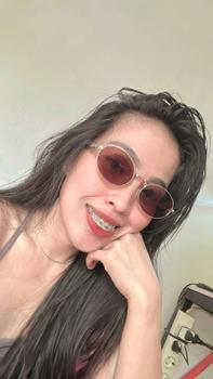 Product Review of Kacamata Hitam Wanita Fashion Oval ABL9000PR Full Set Box dan lap Sunglasses from B**k 0