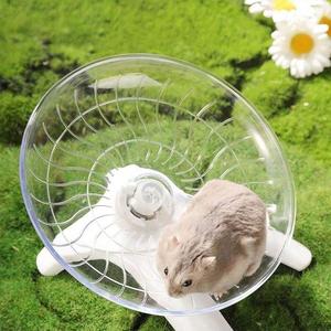 Rueda de ejercicio silenciosa para pequeños animales como hámsteres, ratones, erizos, loros, juguete duradero para mascotas, centro de actividades divertido para interiores