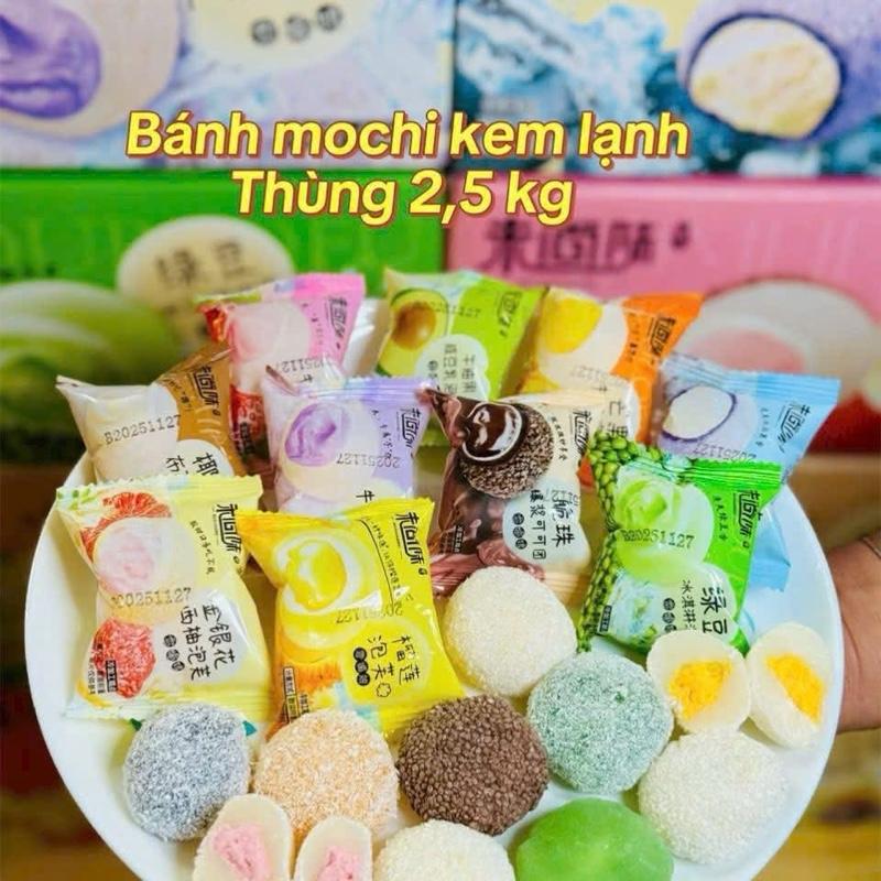 9 vị Bánh mochi tuyết nhân kem lạnh mix vị NGÀY IN TRÊN BAO BÌ LÀ NGÀY SẢN XUẤT Food Thức Ăn Ăn Vặt
