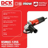 Gambar DCK Mesin Gerinda Tangan 5 Inch / Mesin Gerinda Listrik 5 Inch / Gerinda Tangan Switch Samping 950 Watt / Grinda 5 Inch KSM03-125S dari DCK Power Tools Indonesia Kota Administrasi Jakarta Barat 3 Tokopedia