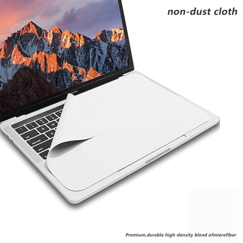  Vải lau sợi nhỏ bảo vệ màn hình và bàn phím Tương thích với MacBook Pro 13 "  14" và MacBook Air 15 "và 16" 