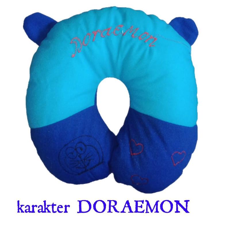 Product Introduction of Bantal Leher Karakter Anak Neck Travel Pillow - Doraemon - Bed, Keropi 1