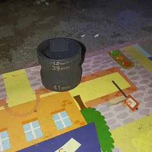 JLD Mata Kunci Shock CVT Double Head 39×41MM Shallow Impact Socket Coupling Double Mata Sok Kopling