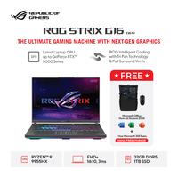 Gambar Asus ROG Strix G16 G614FR-R9NT7C6G-HM [AMD R9-9955HX3D|RTX 5070Ti|RAM 32GB|SSD 1TB|Win11|OHS24+365] dari megacom.id Kota Administrasi Jakarta Pusat 1 Tokopedia
