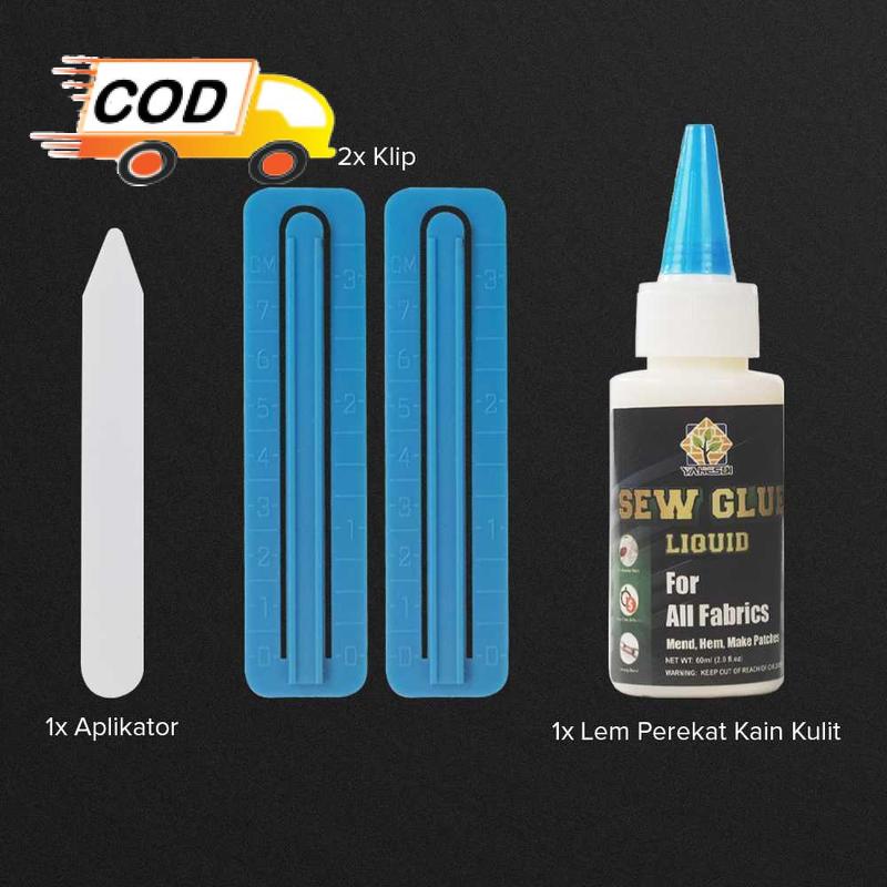 Product Introduction of Lem Kain Kulit 60ml Cairan Perekat Transparan Jahit Rapi Pelengket Penyambung Tekstil Sepatu Jok Pakaian 23