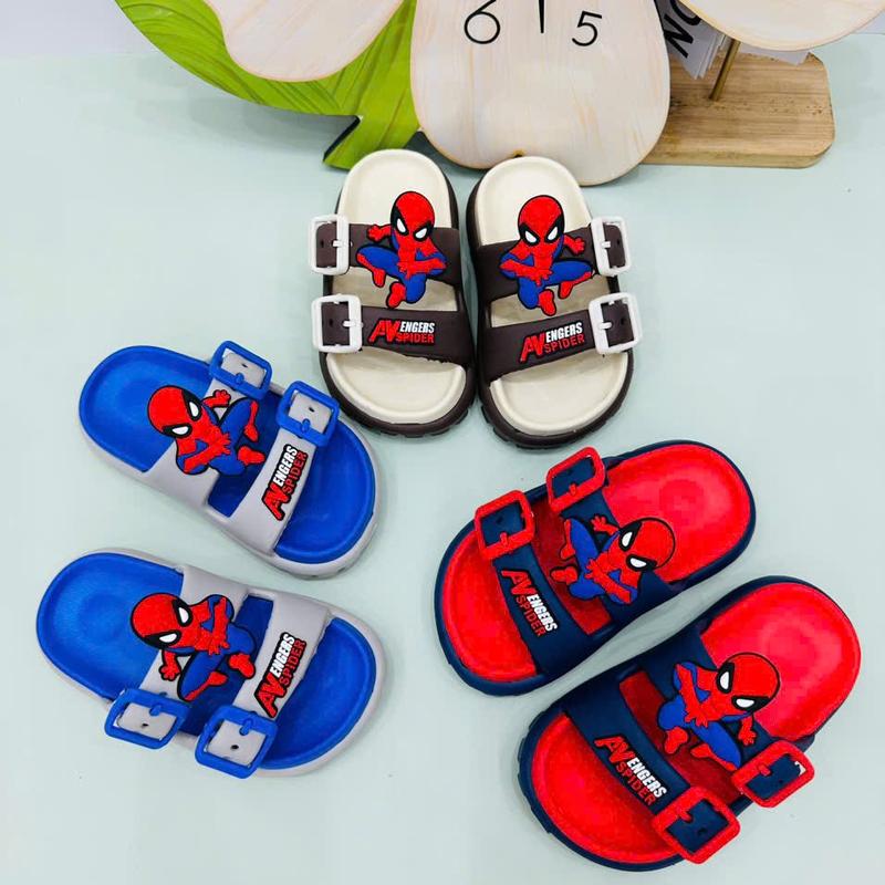 [Hàng Mới ] Dép Lê 2 Quai Thời Trang Siêu nhân Nhện  Bé Trai Chống Trơn Trợt - Chất Liệu EVA Nhẹ Êm Bền Đẹp size 24/25-34/35