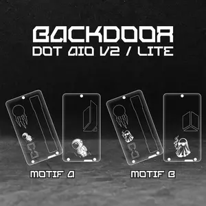 Panel Backdoor DOT V2/V2 Lite-AOS PC Transparan