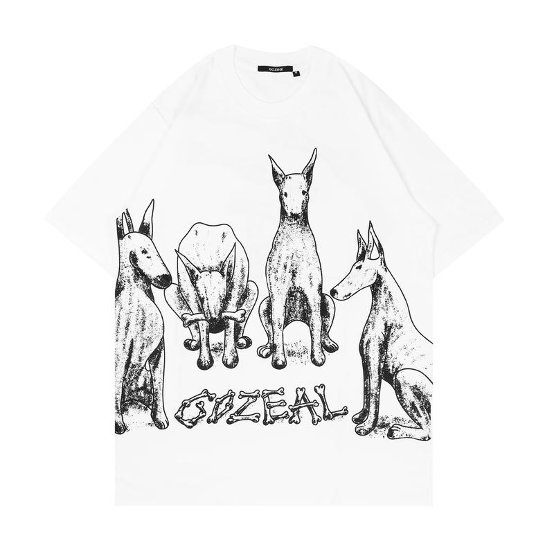 Gozeal | Tees Reguler | Feed Us | Kaos Bermotif | Pria Wanita Unisex | Catun 1