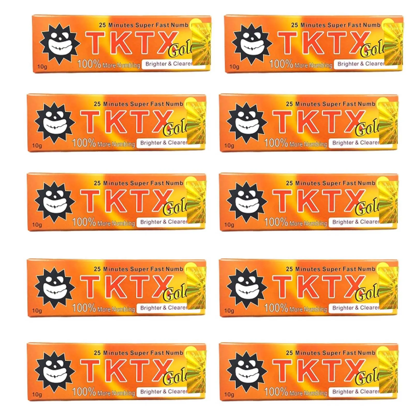 TKTXI00% Gold Krim Numbness Krim Lemak Anestesi kulitepidermis Tatoo eyebrows Tatoo Cream