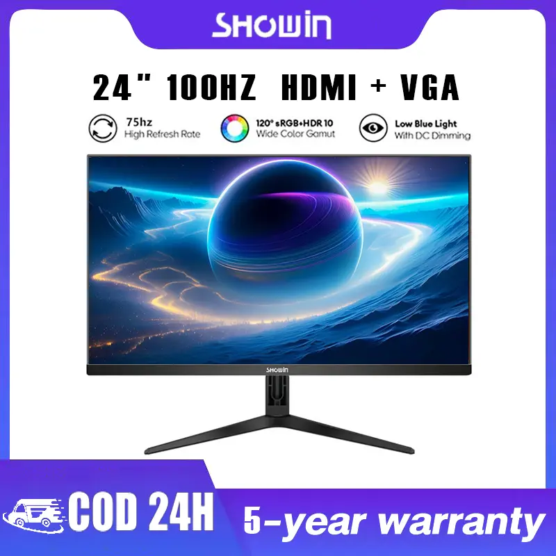 SHOWIN Monitor Komputer LED 24 Inch 100HZ Monitor (20 Inch - Shop ...